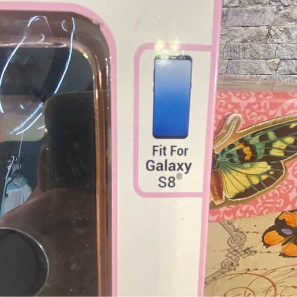 Conic NWT Black Chrome Edge Case for Galaxy S8 Slim Fit Easy Access to Ports - Picture 2 of 6